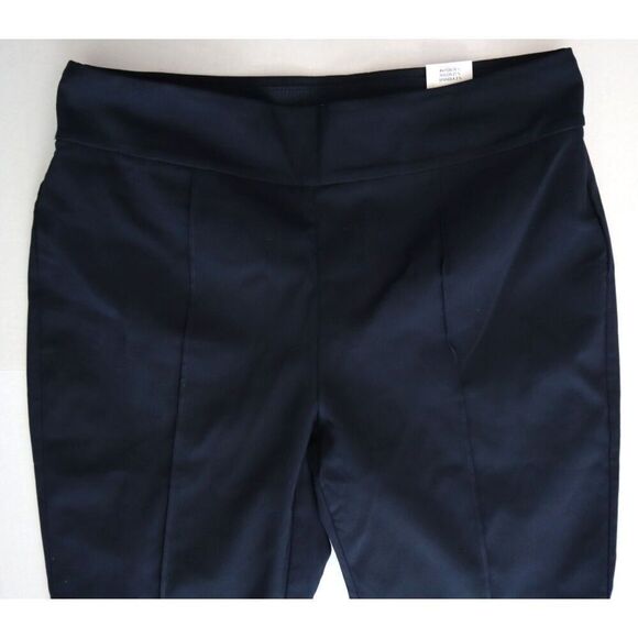 J. McLaughlin 0169261022 Women's Sz 12 Winter Navy Blue Ivy Stretch Pants - Picture 7 of 10